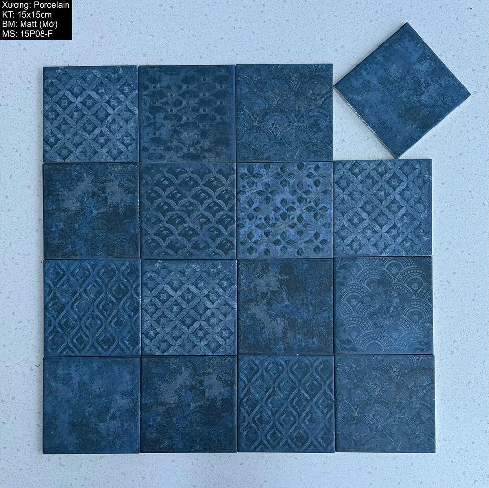 Gạch giả cổ 15x15 cm 15P08F